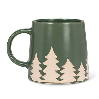 
                  
                    Pine Trees Wide Base Mug: 14oz
                  
                