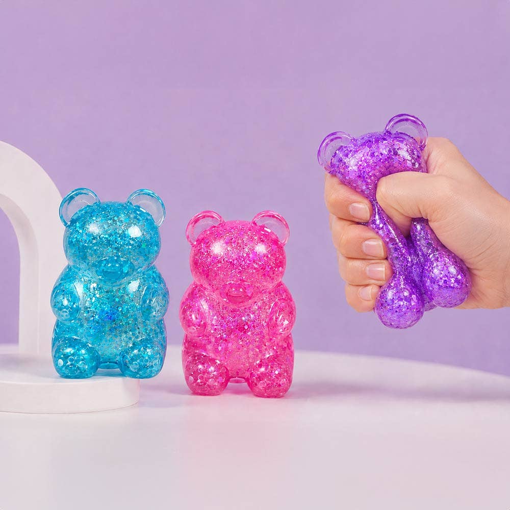 
                  
                    Glittered Gummy Bear Squishy Toy
                  
                