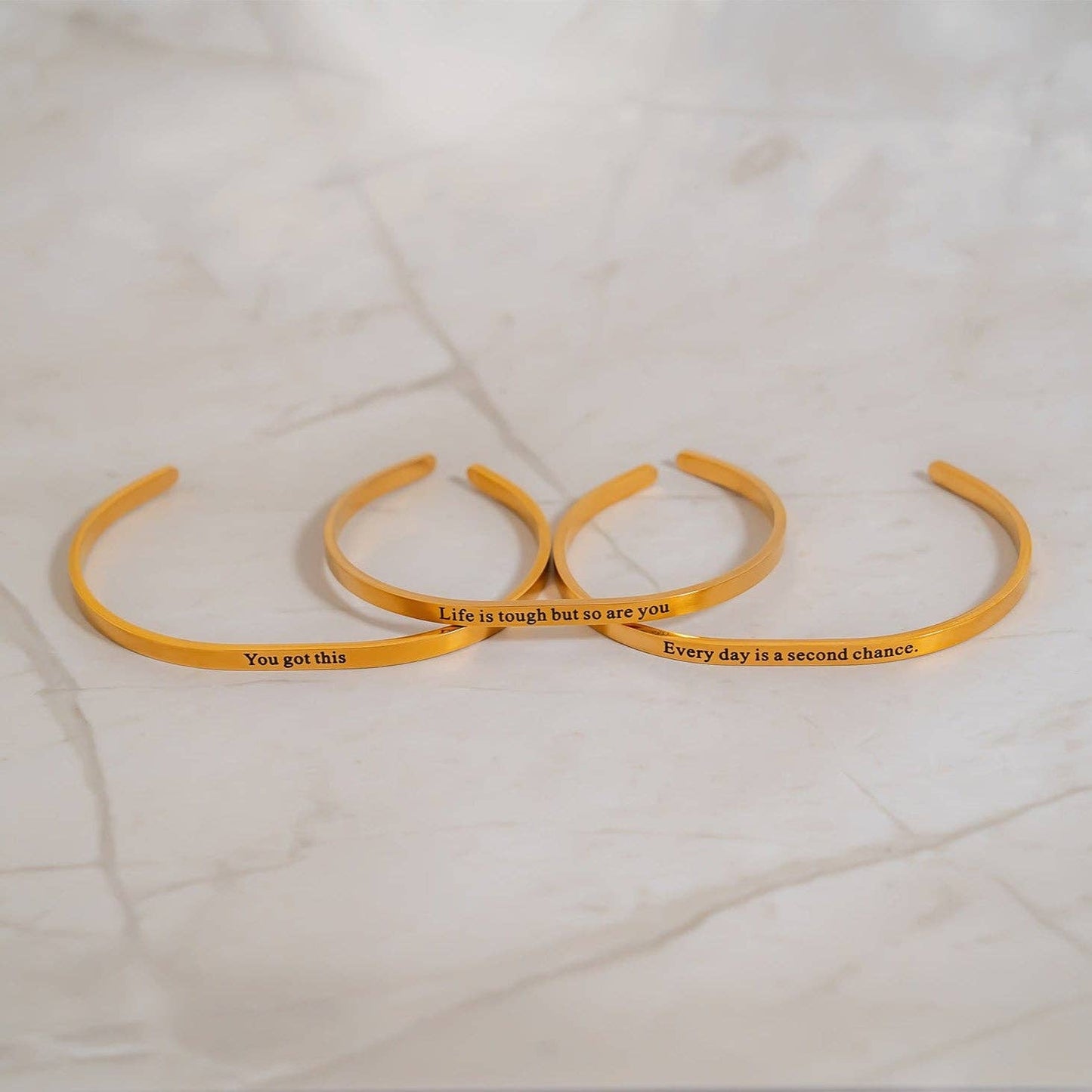 
                  
                    "You Got This" Engraved Cuff Bracelet
                  
                