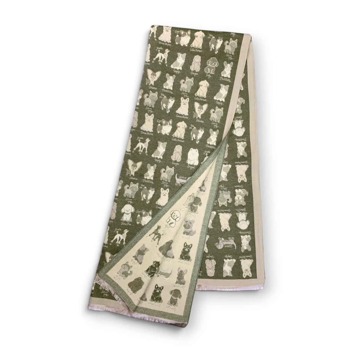 
                  
                    Dog Breeds Reversible Cashmere Blend Winter Scarf
                  
                