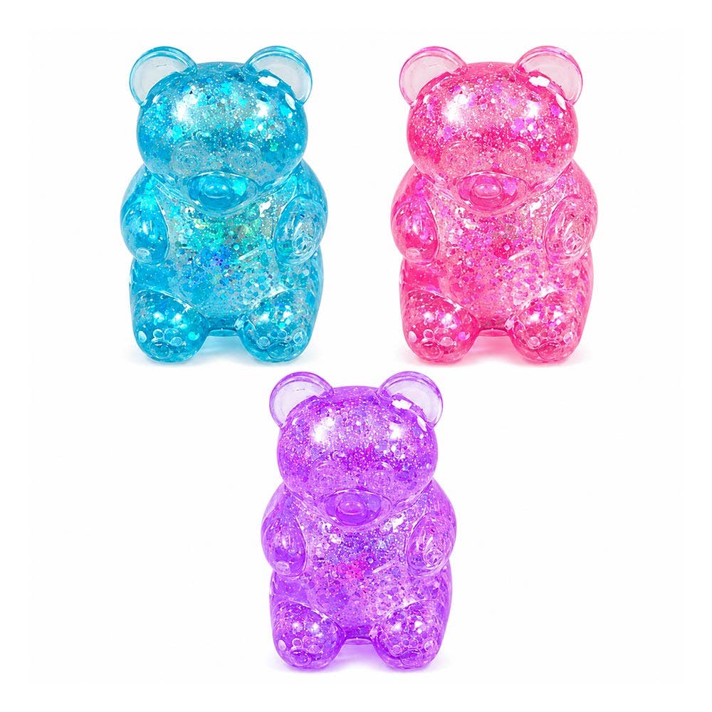 
                  
                    Glittered Gummy Bear Squishy Toy
                  
                