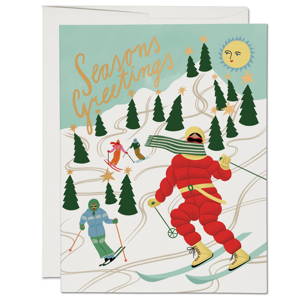 Snowy Slopes Holiday Greetings