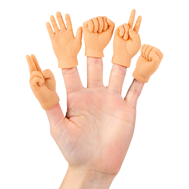 
                  
                    Tiny Hand Finger Puppets
                  
                