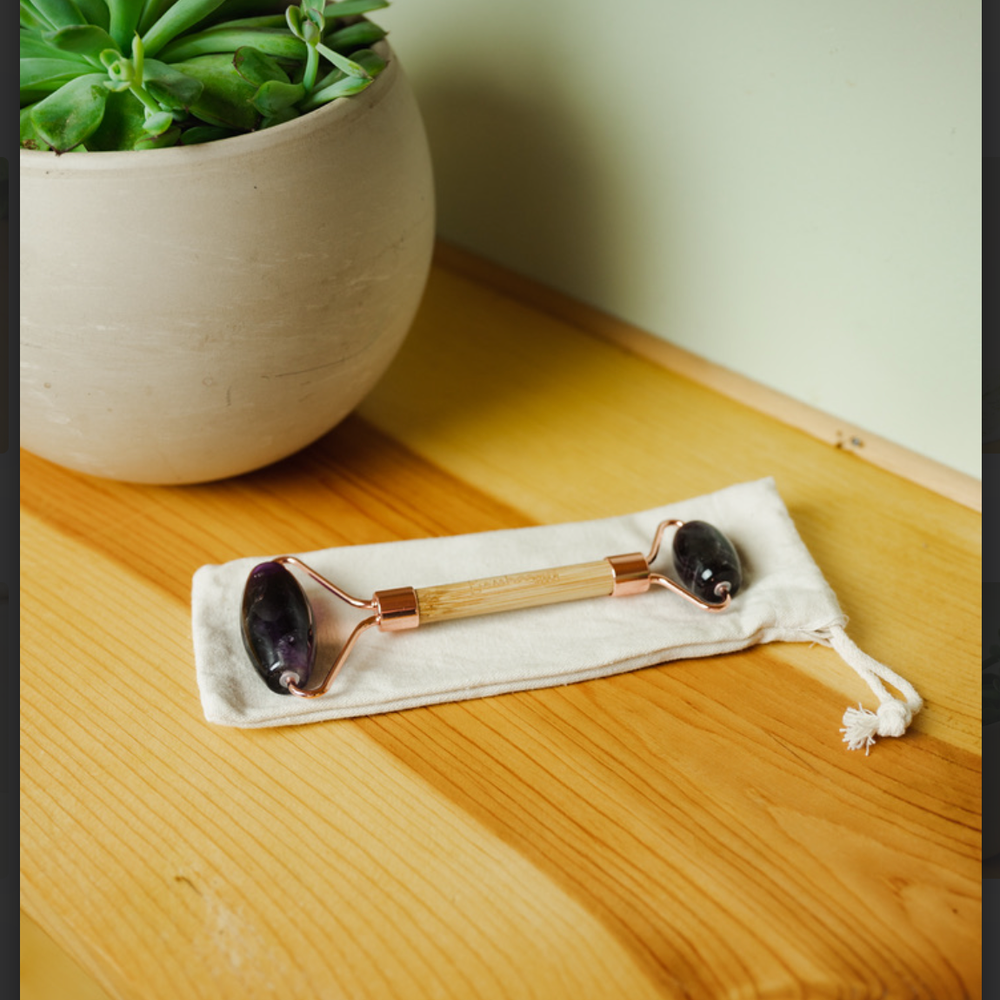 
                  
                    Stone + Bamboo Facial Massage Roller
                  
                