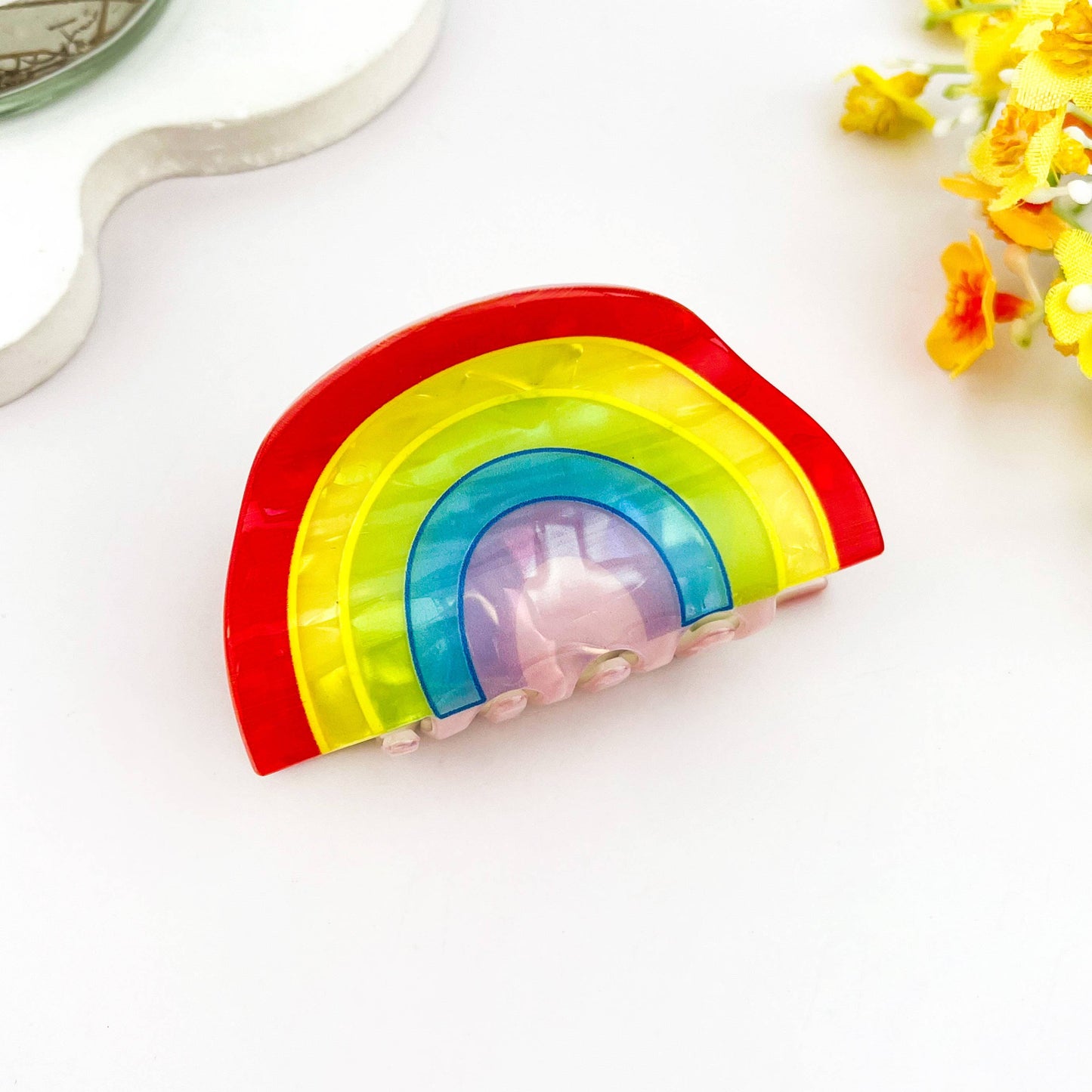 
                  
                    Pearlescent Rainbow Hair Claw
                  
                