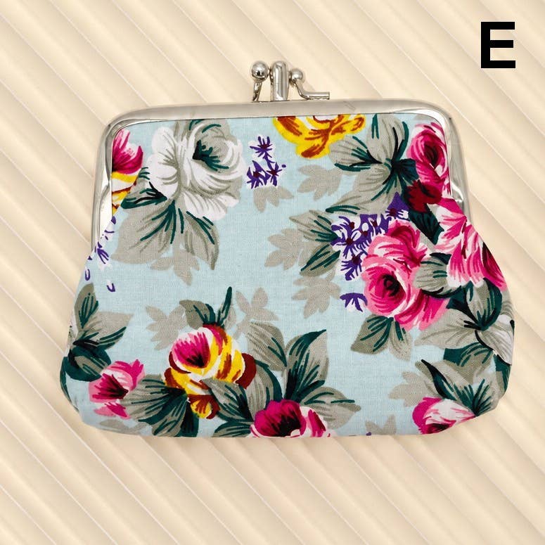
                  
                    Floral Classic Kiss Lock Pouch
                  
                