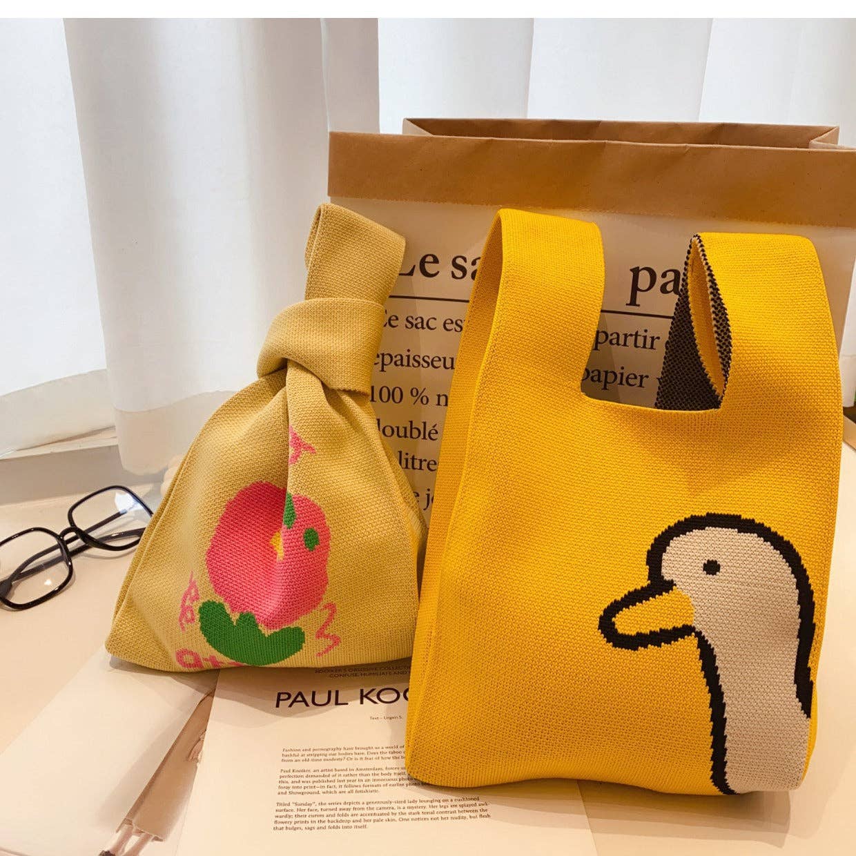 
                  
                    Knitted Totes by Salina No. 1
                  
                