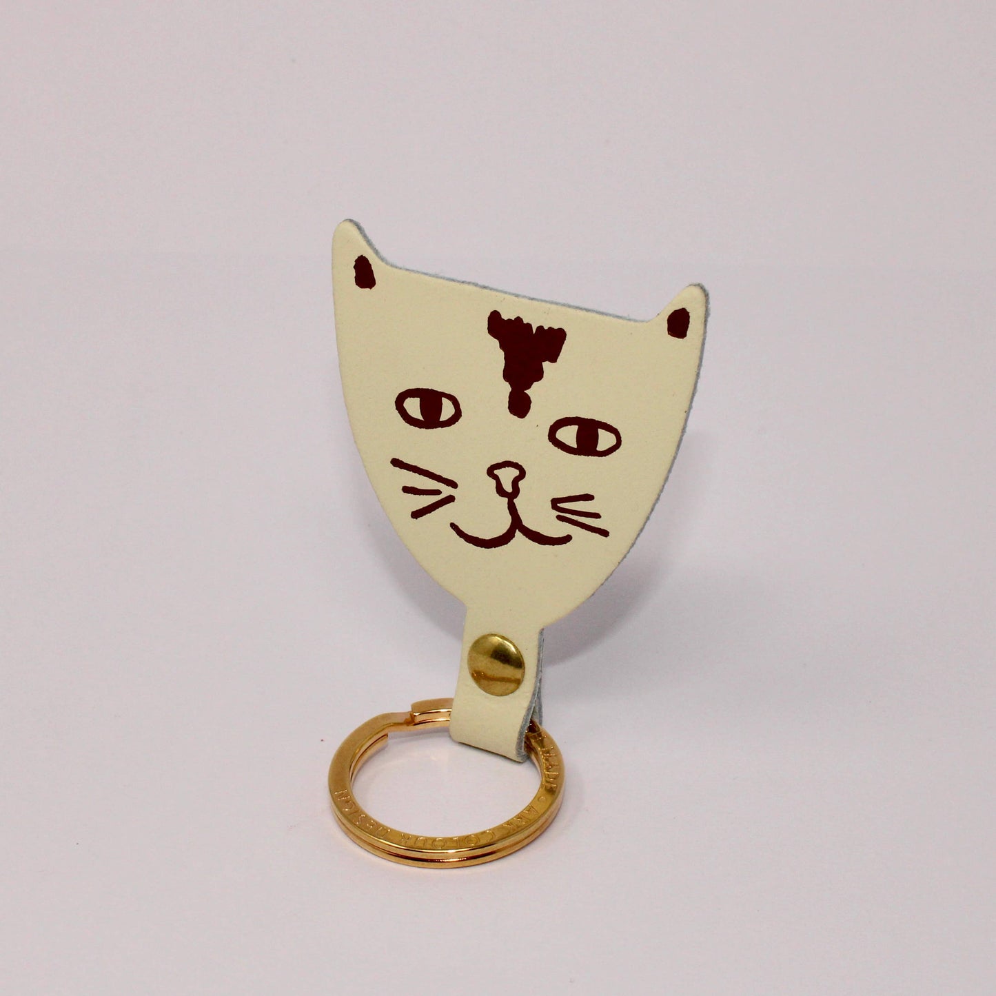 
                  
                    Cat Leather Key Fob
                  
                