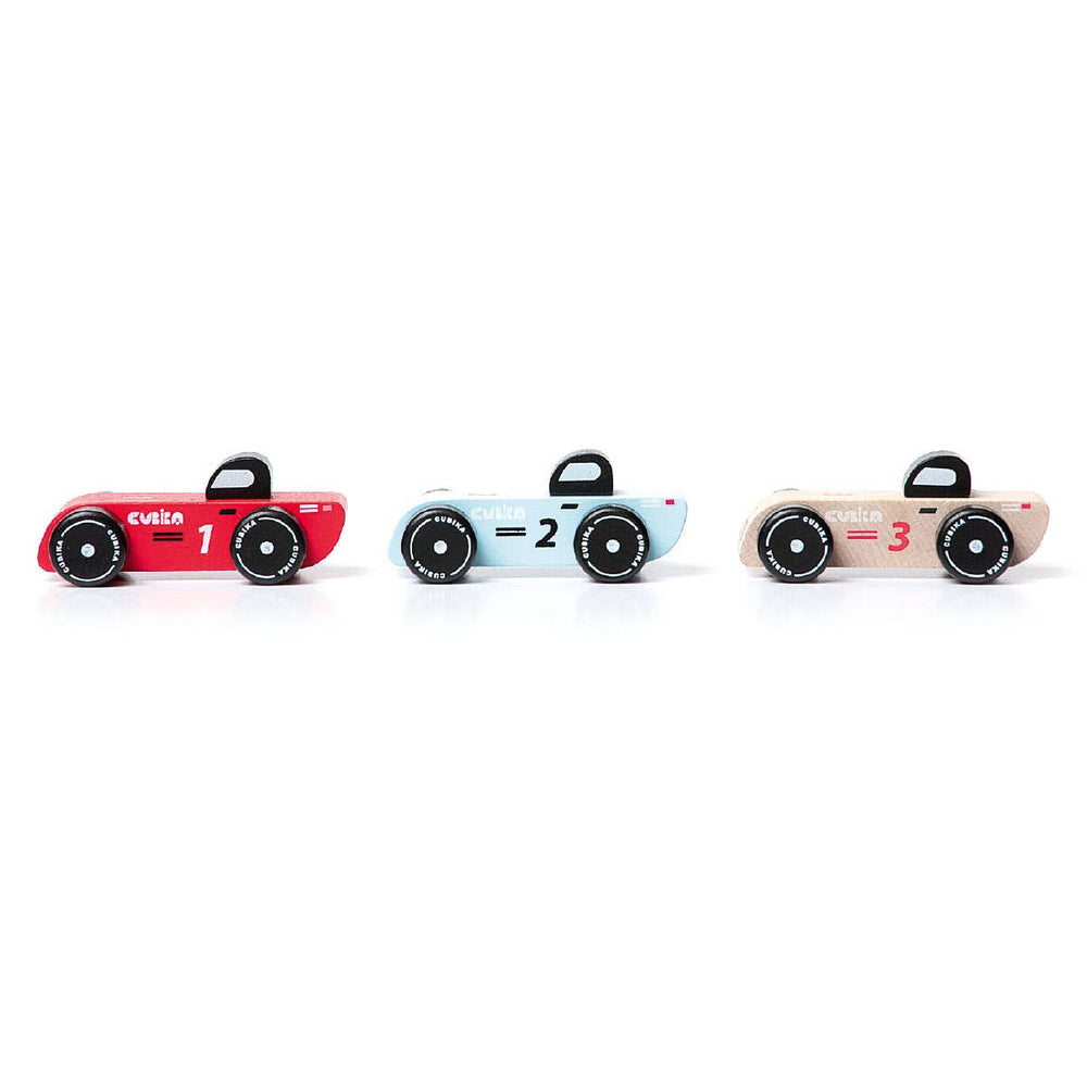 
                  
                    Wooden Racing Cars Set by Cubika
                  
                