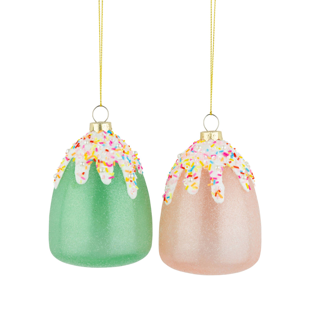 Glass Gumdrops Ornaments