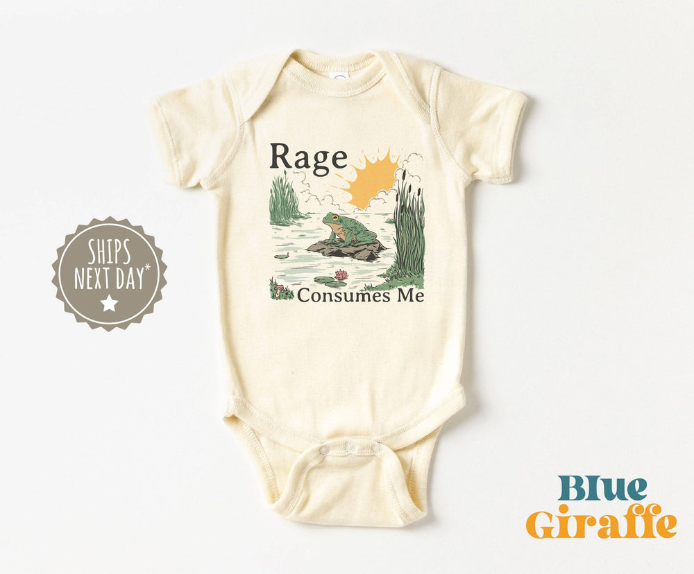 Rage Consumes Me Frog Onesie