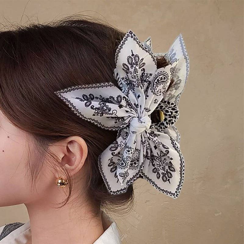 
                  
                    Bandana Bow Hair Claw
                  
                