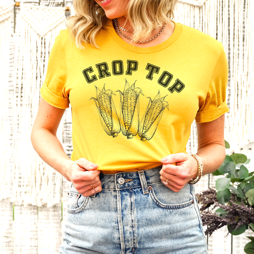 Corn Crop Top Graphic Tee