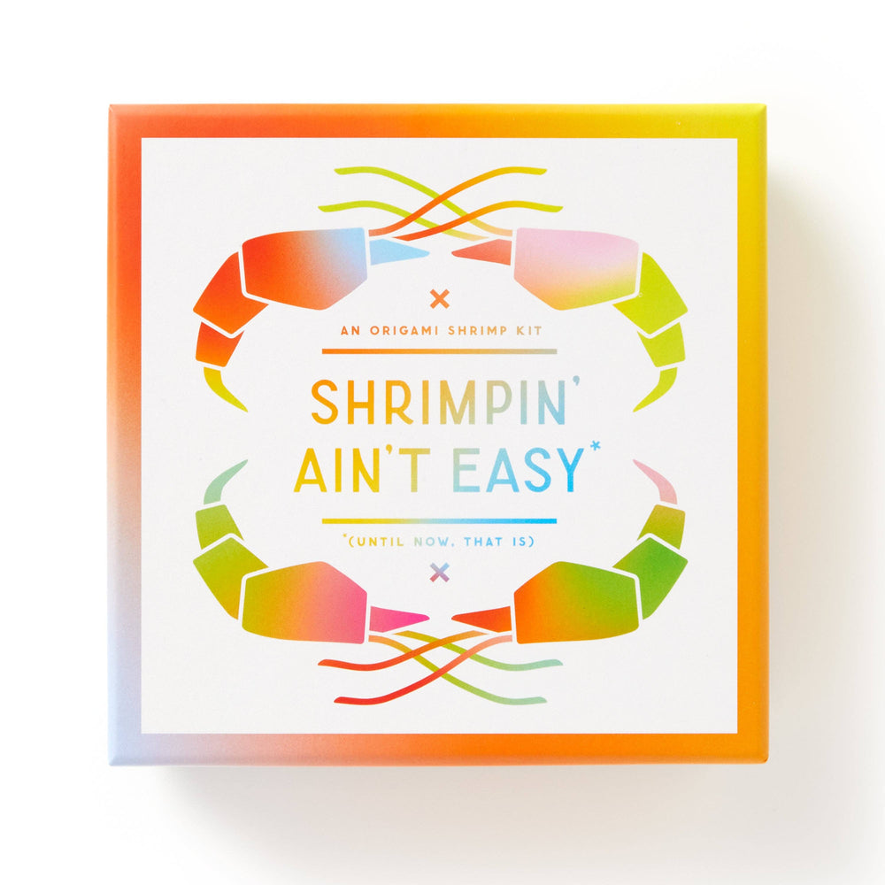 Shrimpin' Ain't Easy Origami Kit by Brass Monkey