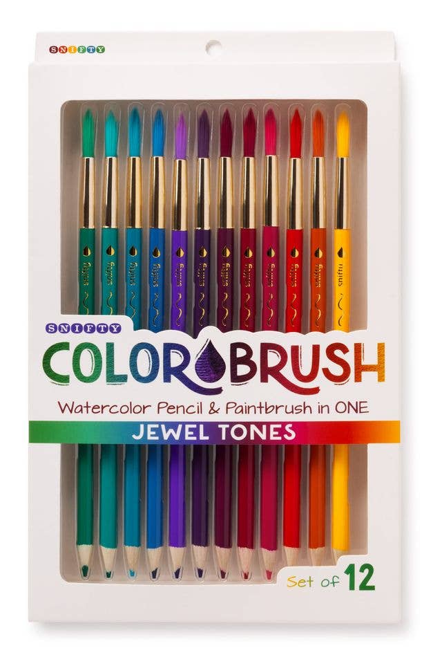 
                  
                    Colorbrush 2-in-1 Watercolor Pencil + Paintbrush Set: Jewel Tones
                  
                