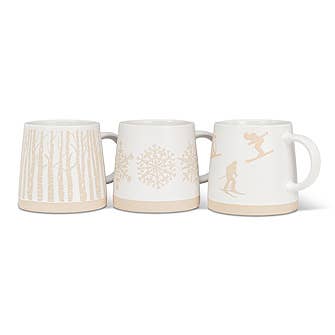 
                  
                    Wide Base Mug with Skiers
                  
                