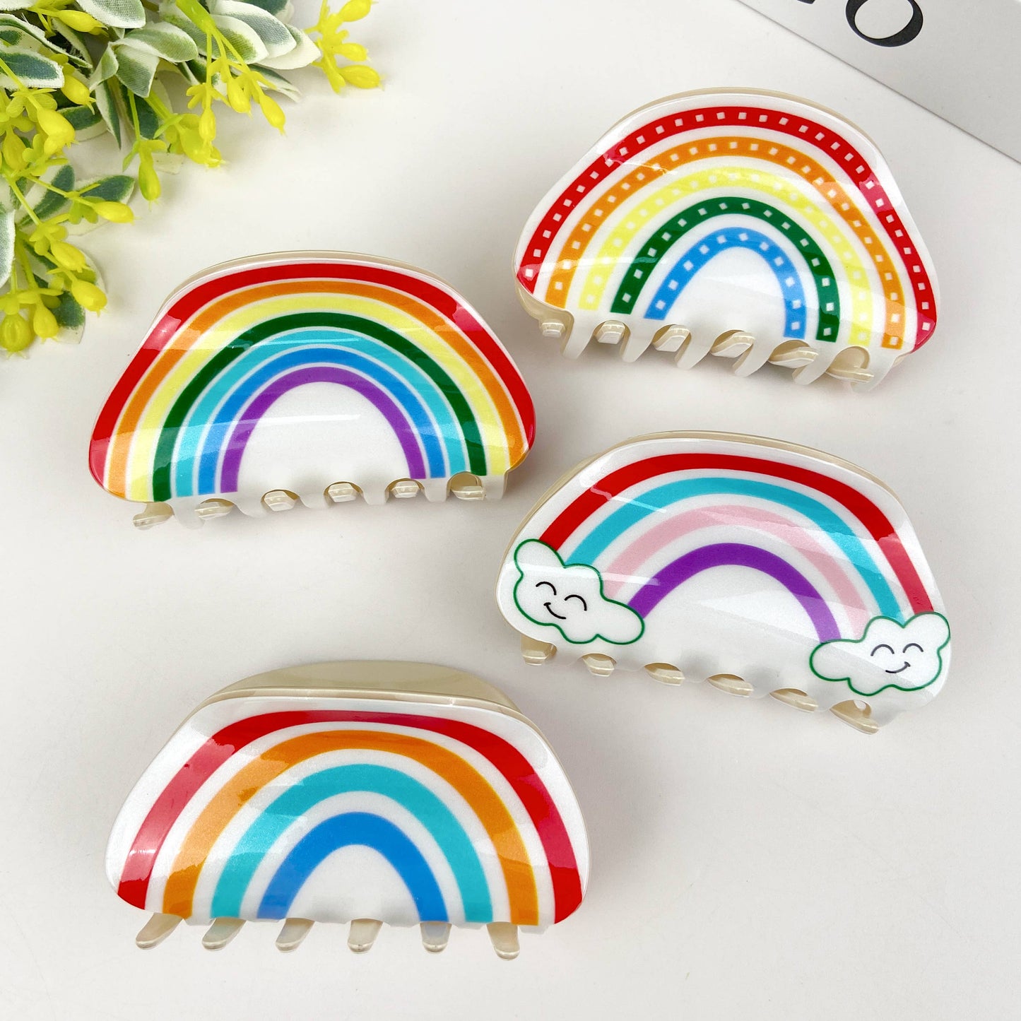 
                  
                    Playful Rainbow Hair Claw
                  
                