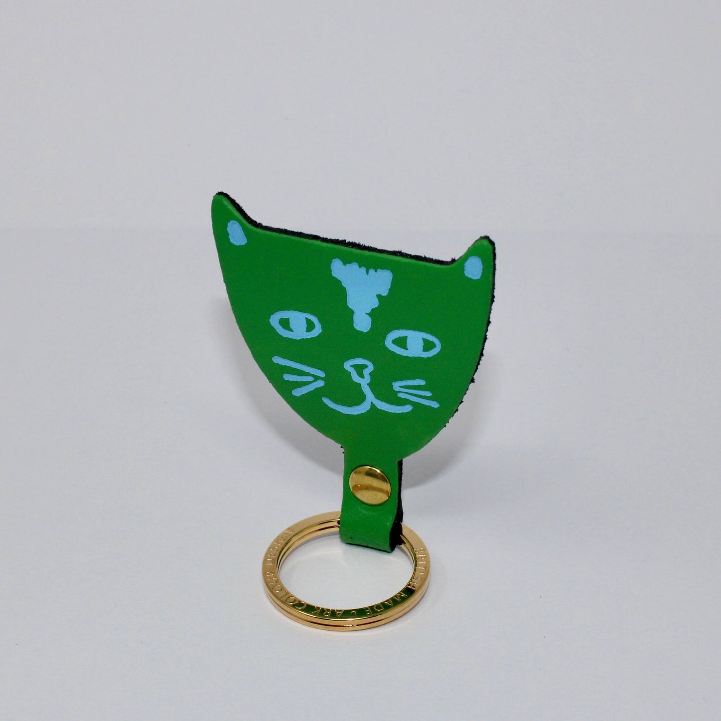 
                  
                    Cat Leather Key Fob
                  
                