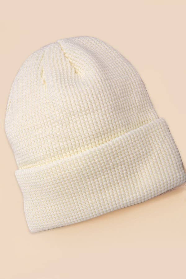 
                  
                    Waffle Knit Beanie
                  
                