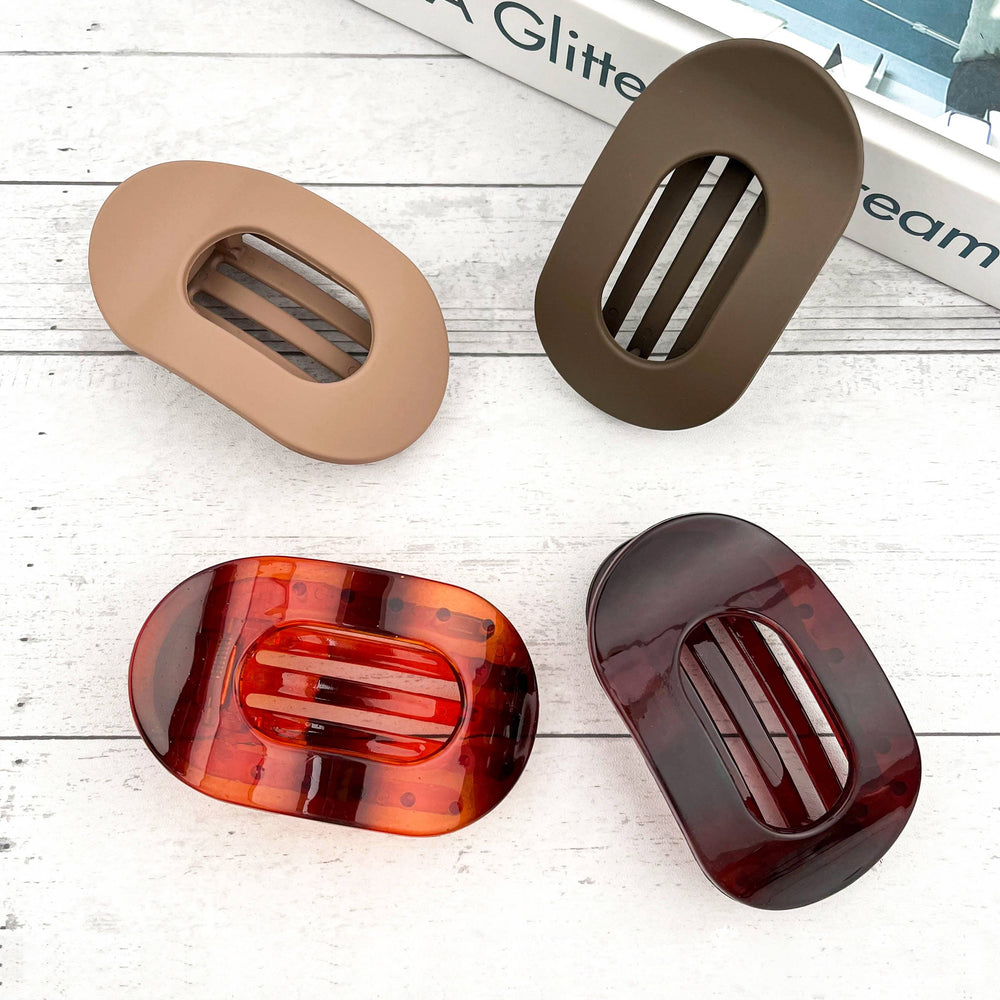 
                  
                    Matte Oval Hair Clip
                  
                