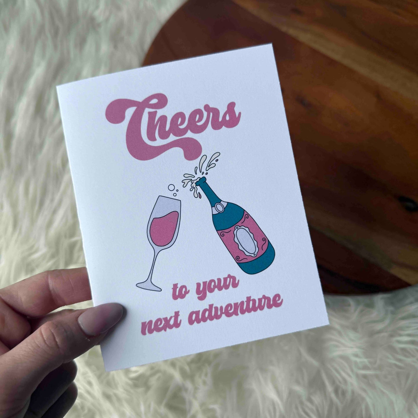 
                  
                    "Cheers To Your Next Adventure" Congrats Card
                  
                