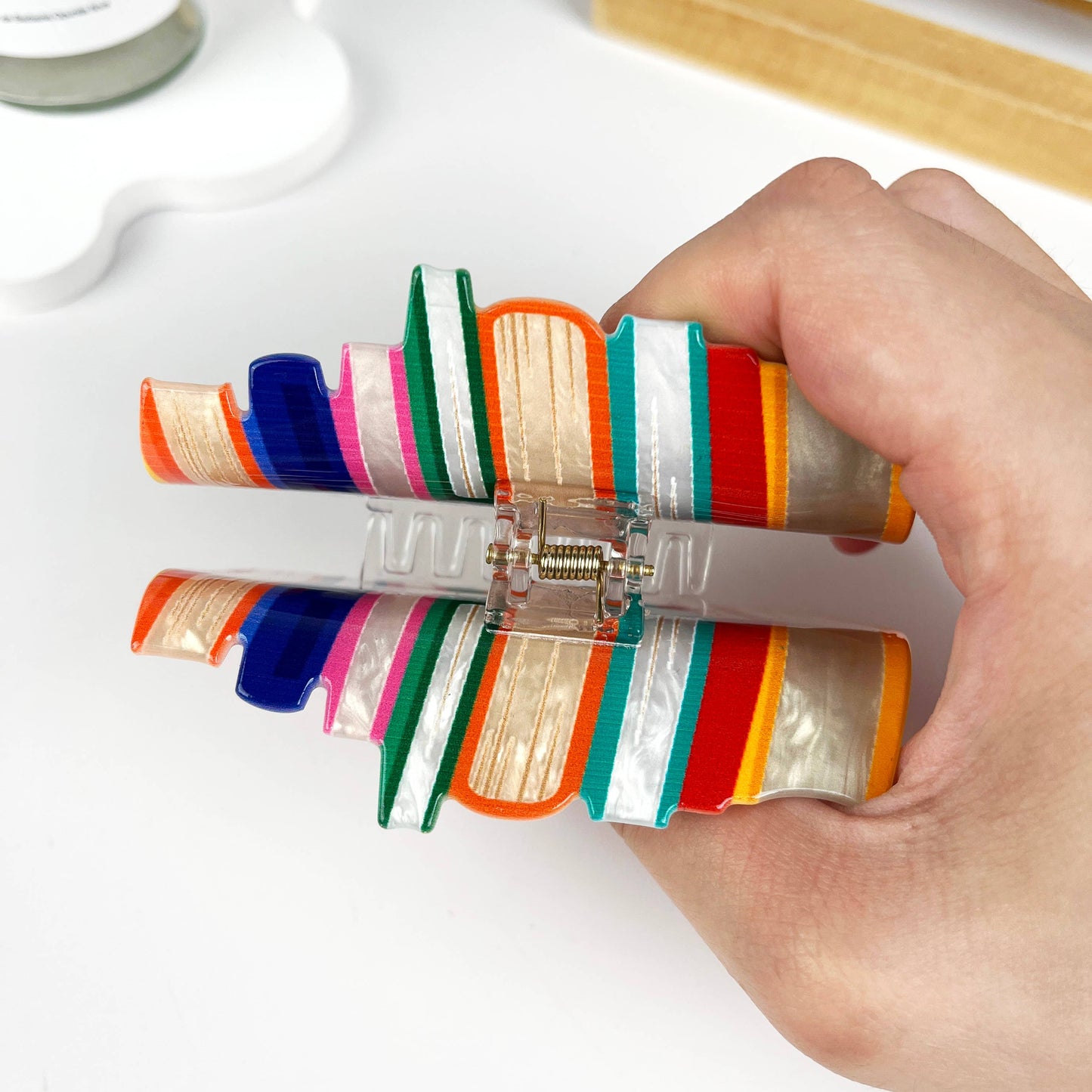 
                  
                    Book Stacks Hair Claws No. 2
                  
                