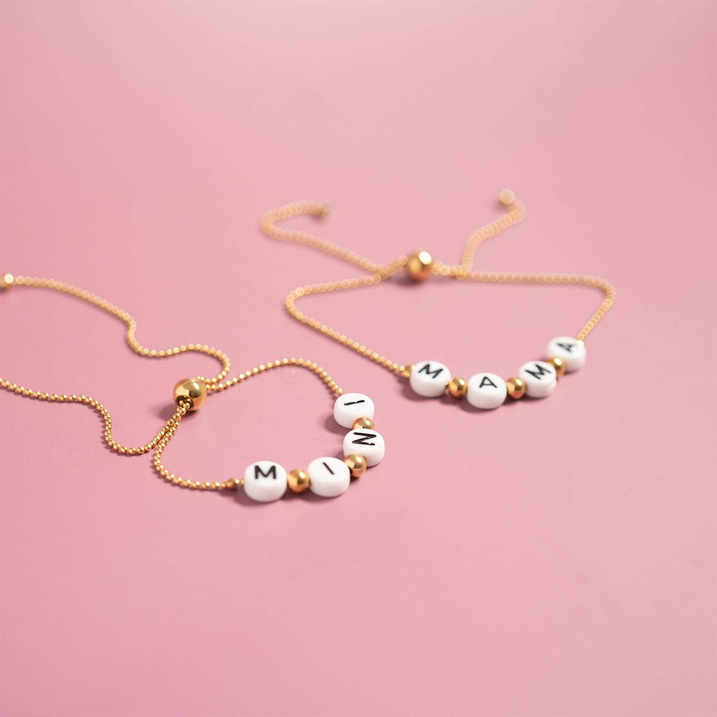 
                  
                    "Mama" Ball Chain Pull Through Bracelet
                  
                