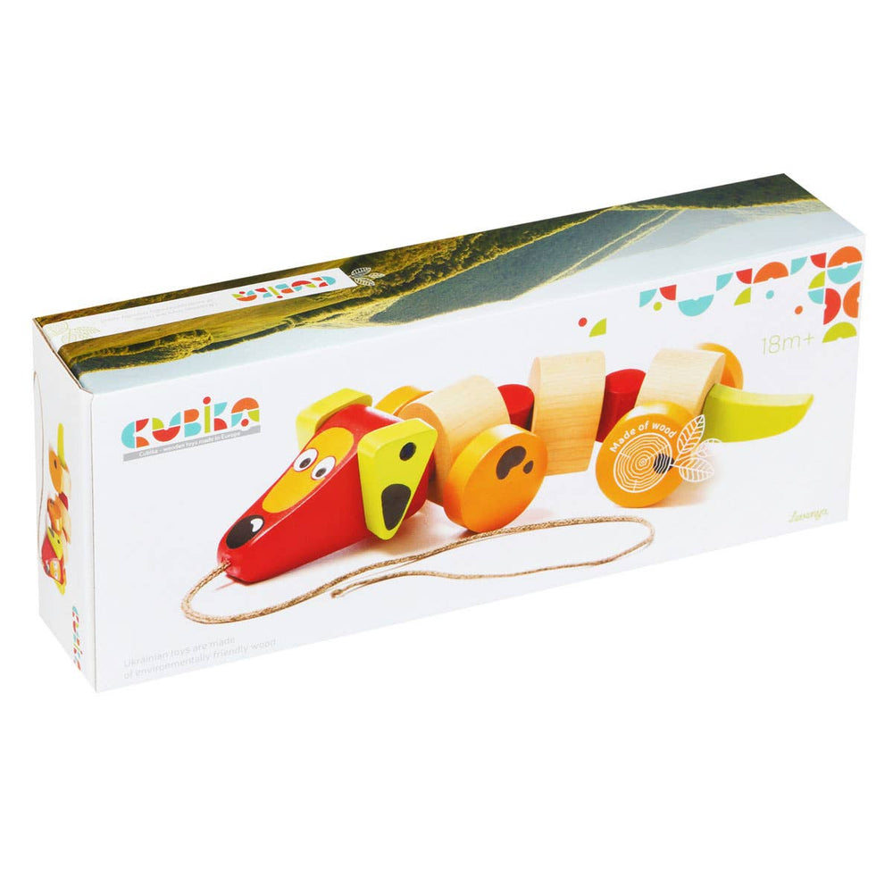 Wooden Sausage Dog by Cubika