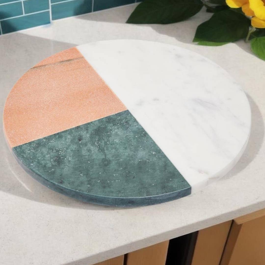 
                  
                    12" Marble Block Gradient Lazy Susan
                  
                