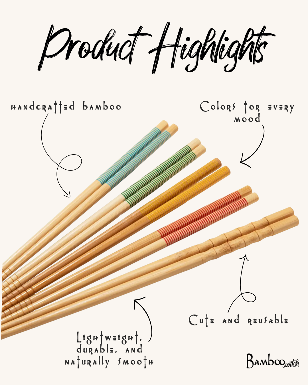 
                  
                    Bamboo Chopsticks - Pairs
                  
                