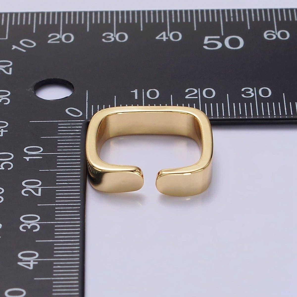 
                  
                    Open Square Band Ring
                  
                