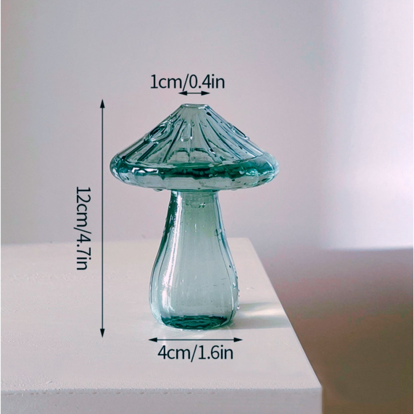 
                  
                    Mini Glass Mushroom Bud Vase
                  
                