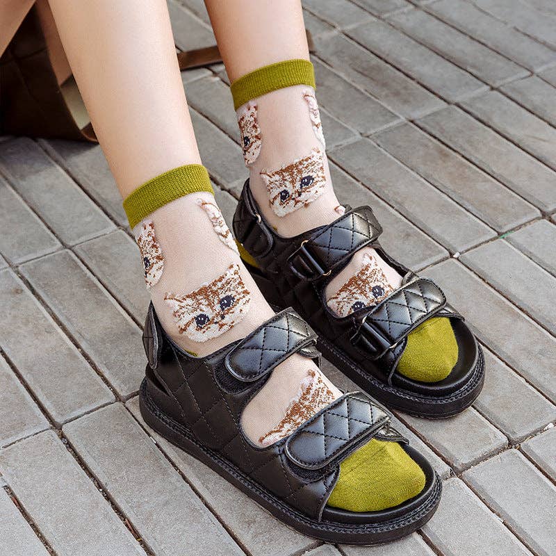
                  
                    Sheer Cat Socks
                  
                