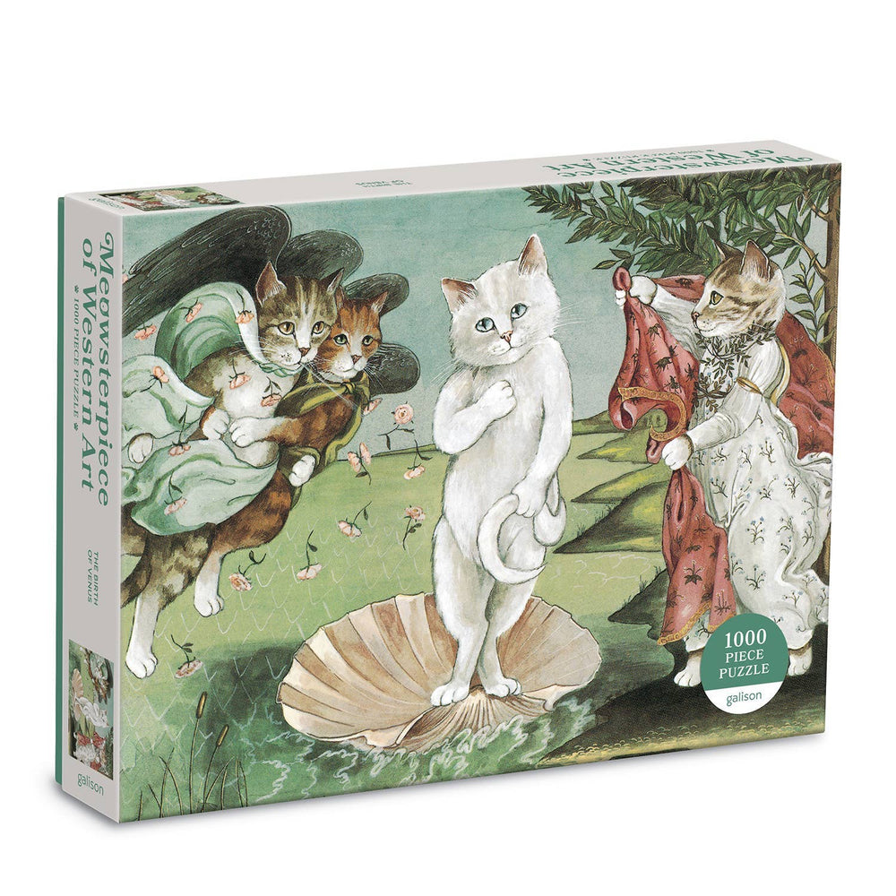 Birth of Venus Meowsterpiece: 1000 Piece Puzzle