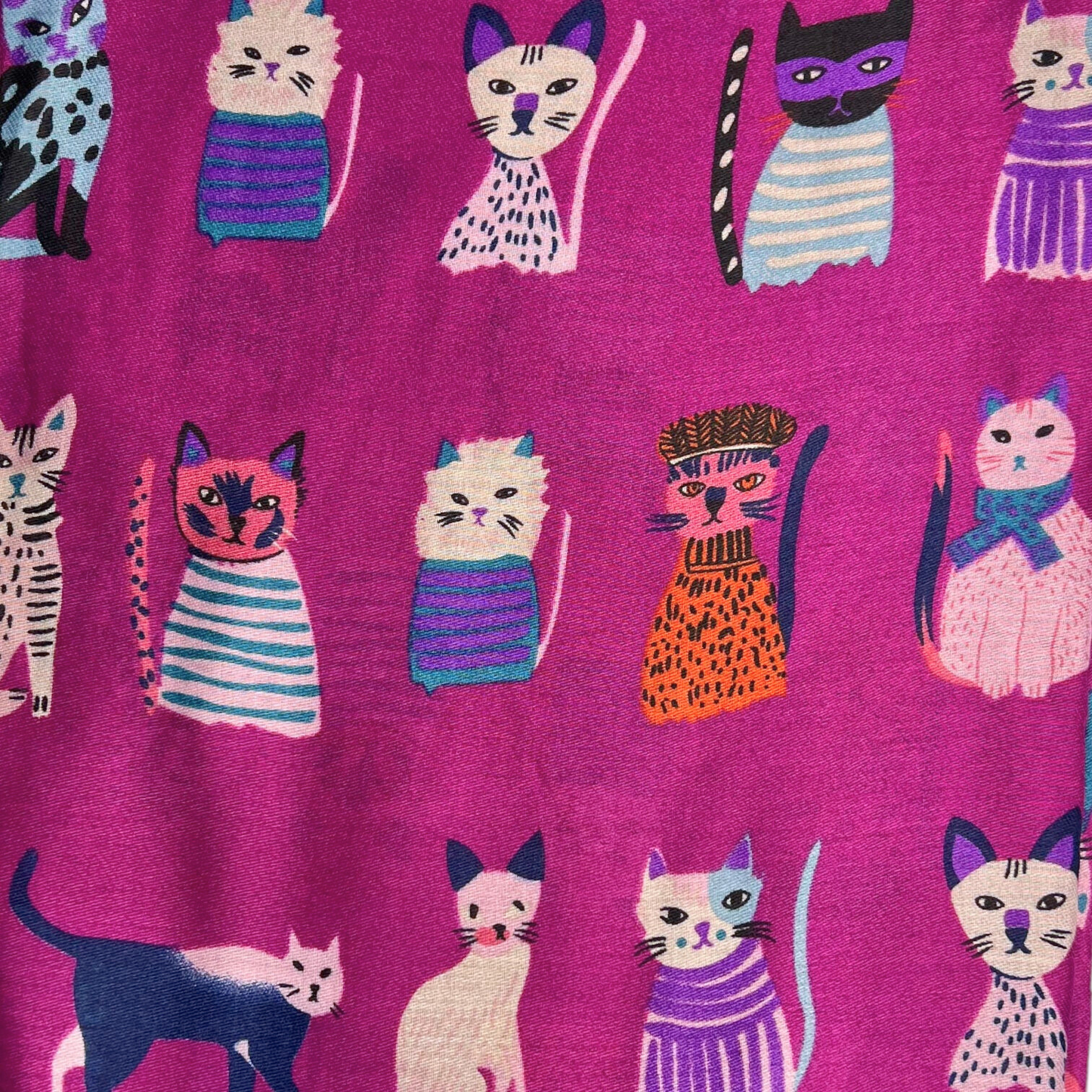 
                  
                    Cat Characters Cotton Blend Scarf
                  
                