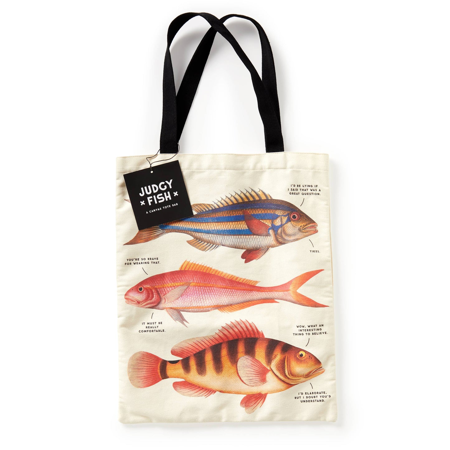
                  
                    Judgy Fish Canvas Tote by Brass Monkey
                  
                