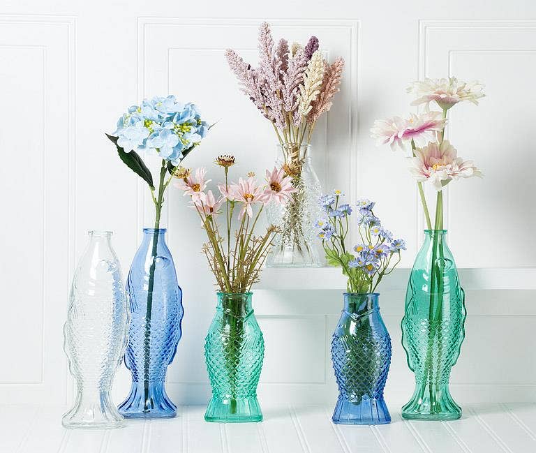 
                  
                    Glass Fish Bottle Vase
                  
                
