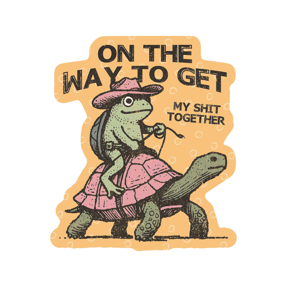 
                  
                    Shit Together Frog Sticker
                  
                