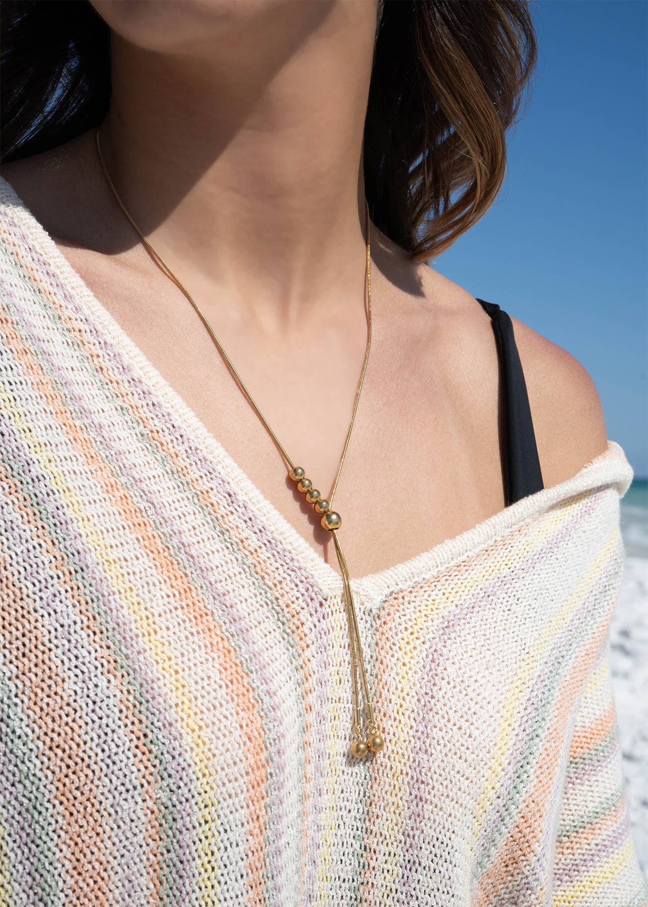 
                  
                    Reversible Bolo Ball Charm Necklace
                  
                
