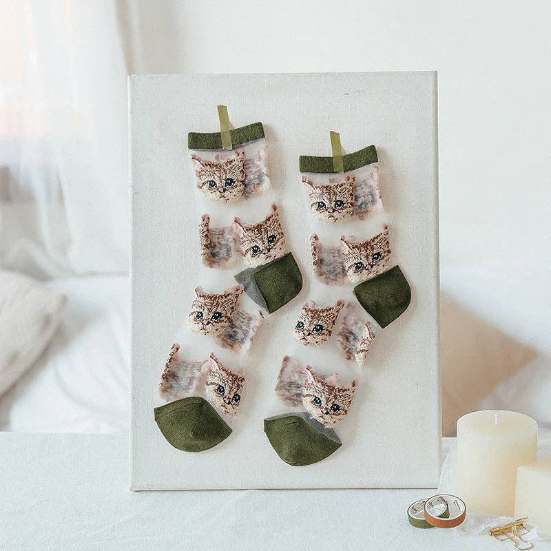 
                  
                    Sheer Cat Socks
                  
                