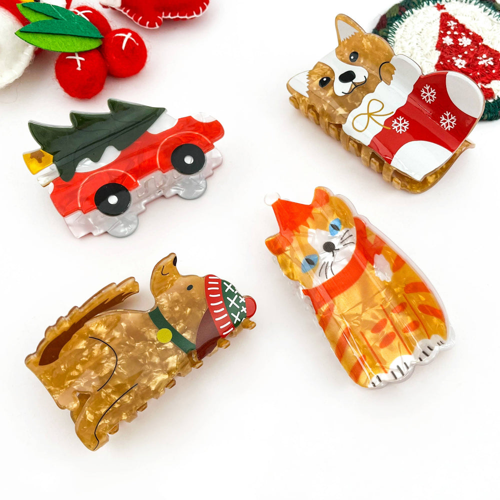 
                  
                    Festive Christmas Hair Claws
                  
                