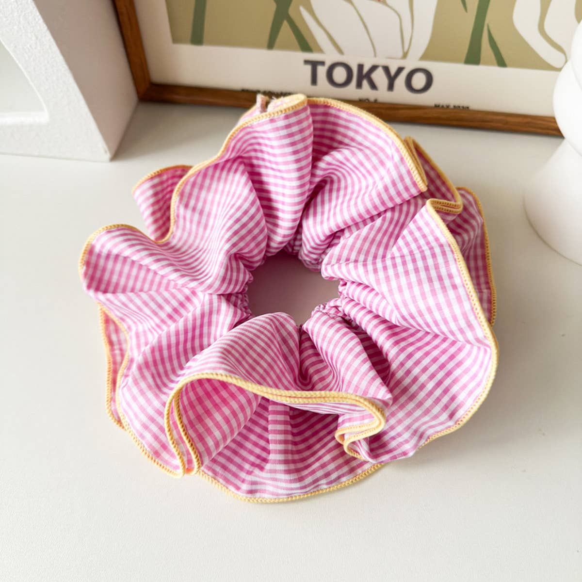 
                  
                    Jumbo Checkered Scrunchies
                  
                