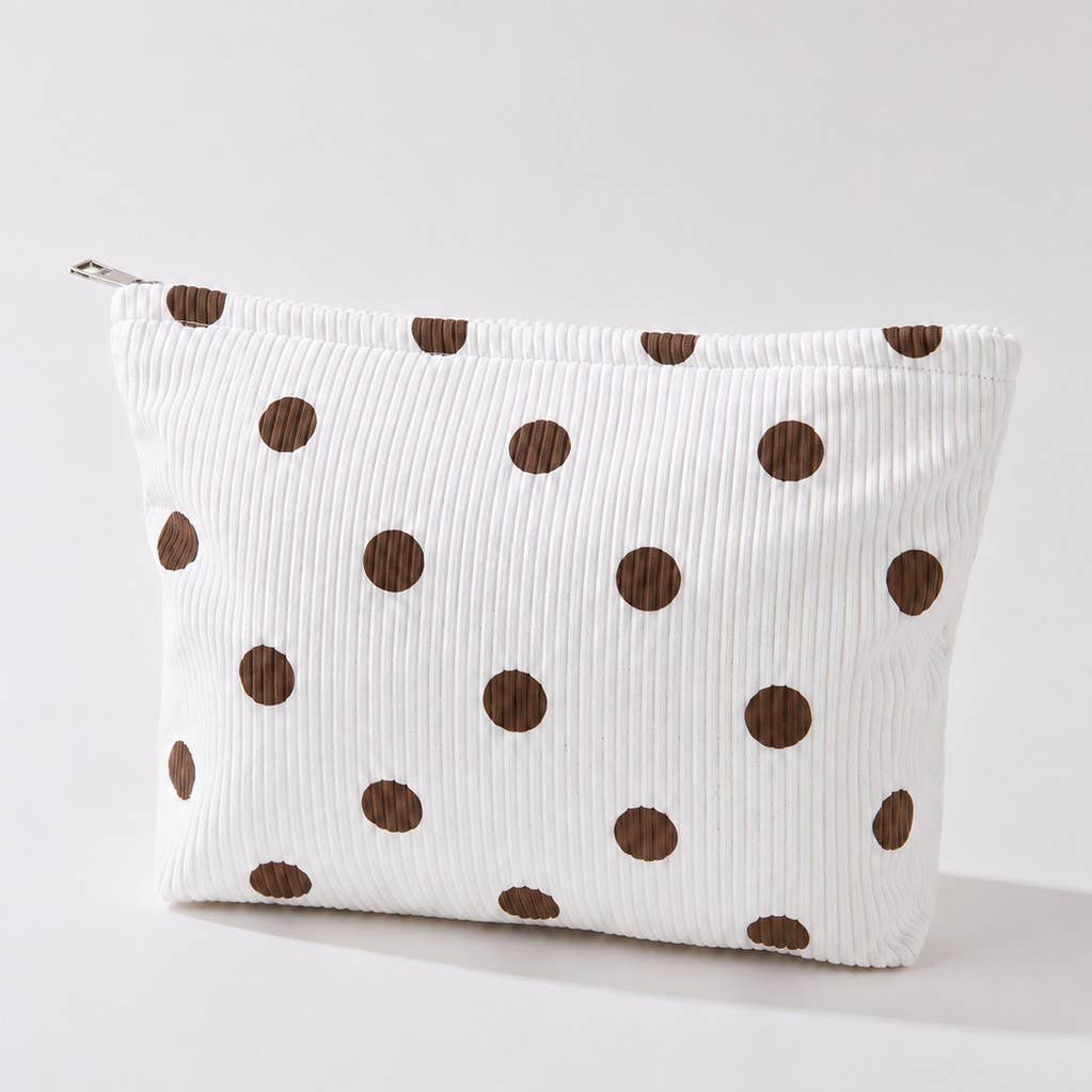 
                  
                    Polka Dot Corduroy Zip Pouch
                  
                