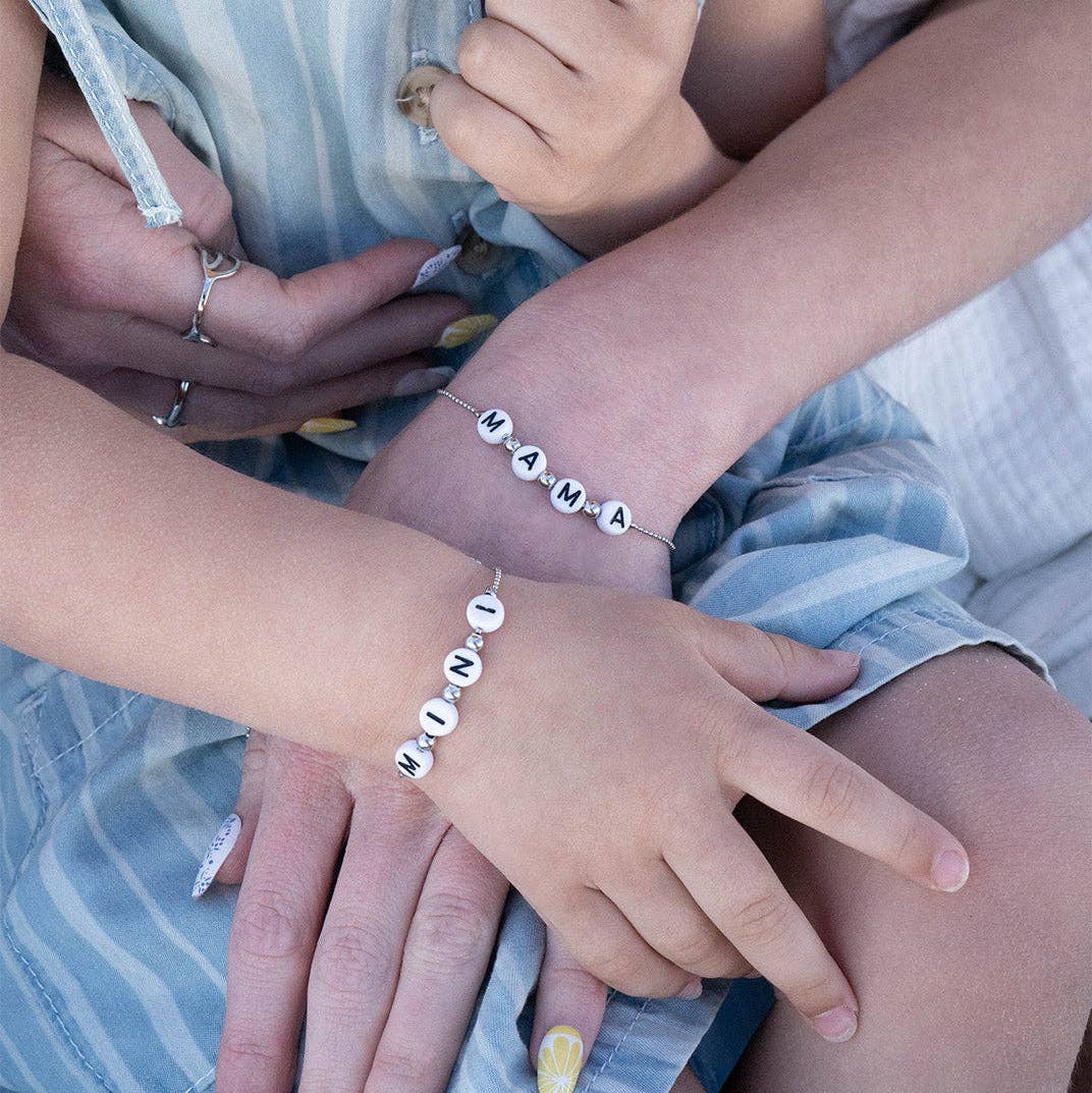 
                  
                    "Mama" Ball Chain Pull Through Bracelet
                  
                