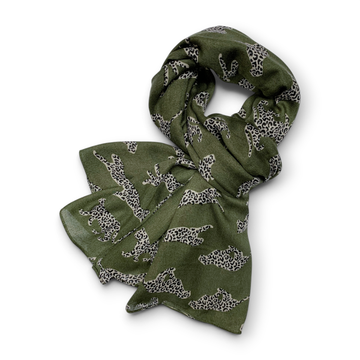 
                  
                    Pouncing Cheetah Cotton Blend Scarf
                  
                