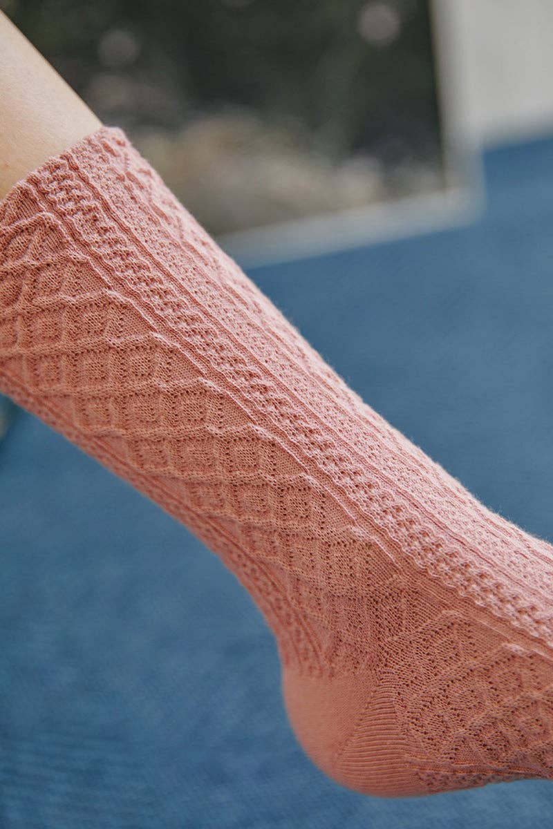 
                  
                    Textured Waffle Socks
                  
                