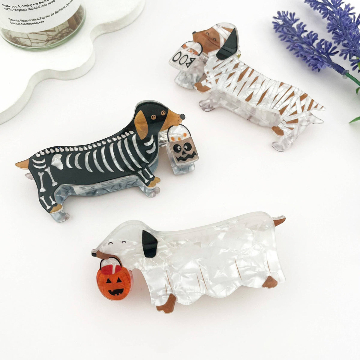
                  
                    Halloween Dachshunds Hair Claws
                  
                