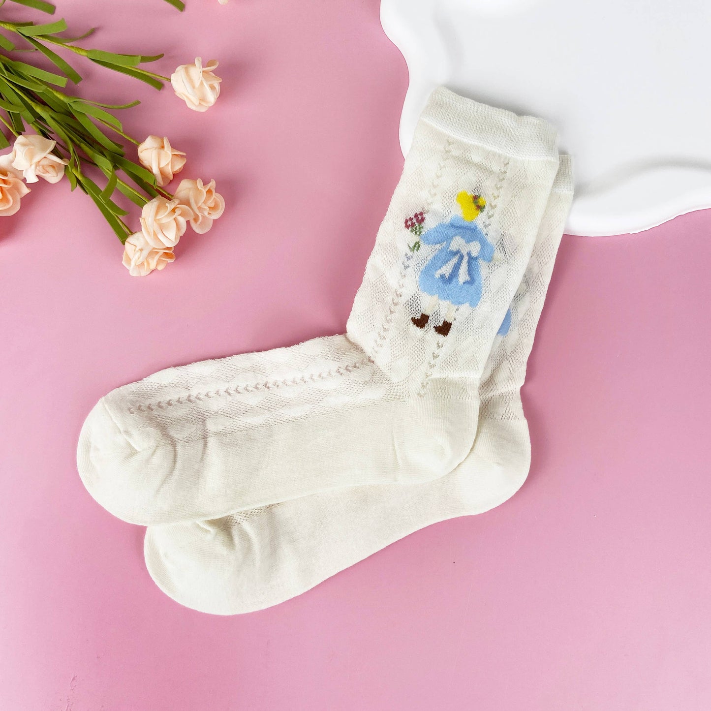 
                  
                    Storybook Girl Mesh Socks
                  
                