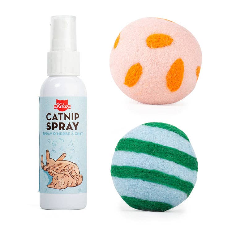 
                  
                    Spray & Play Catnip Wool Balls by Kiko
                  
                