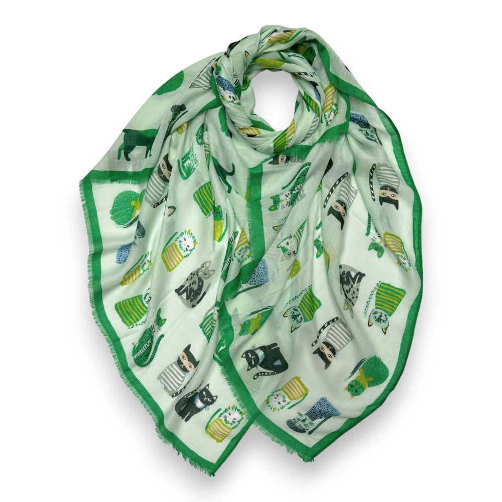 
                  
                    Cat Characters Cotton Blend Scarf
                  
                